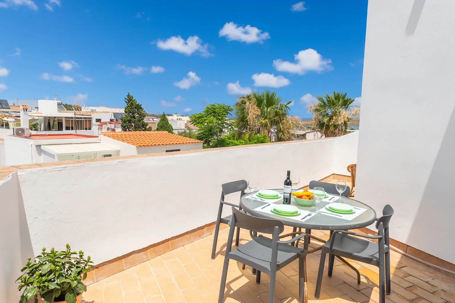 Ático con terraza y vistas a la marisma — Barbate